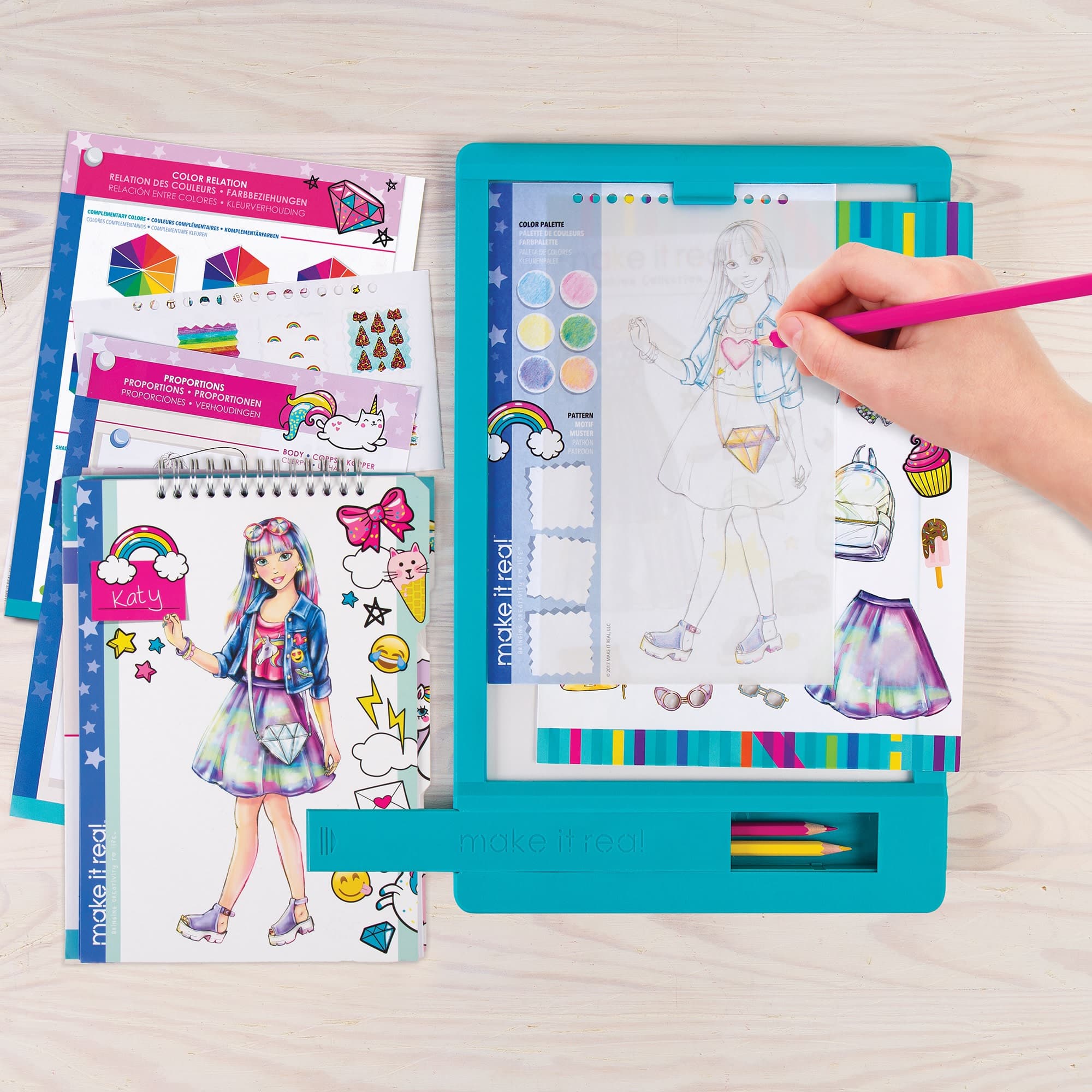 Make It Real™ Fashion Design Tracing Light Table